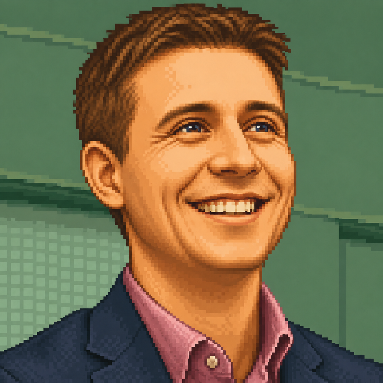 Pixel portrait of Martin Hauck